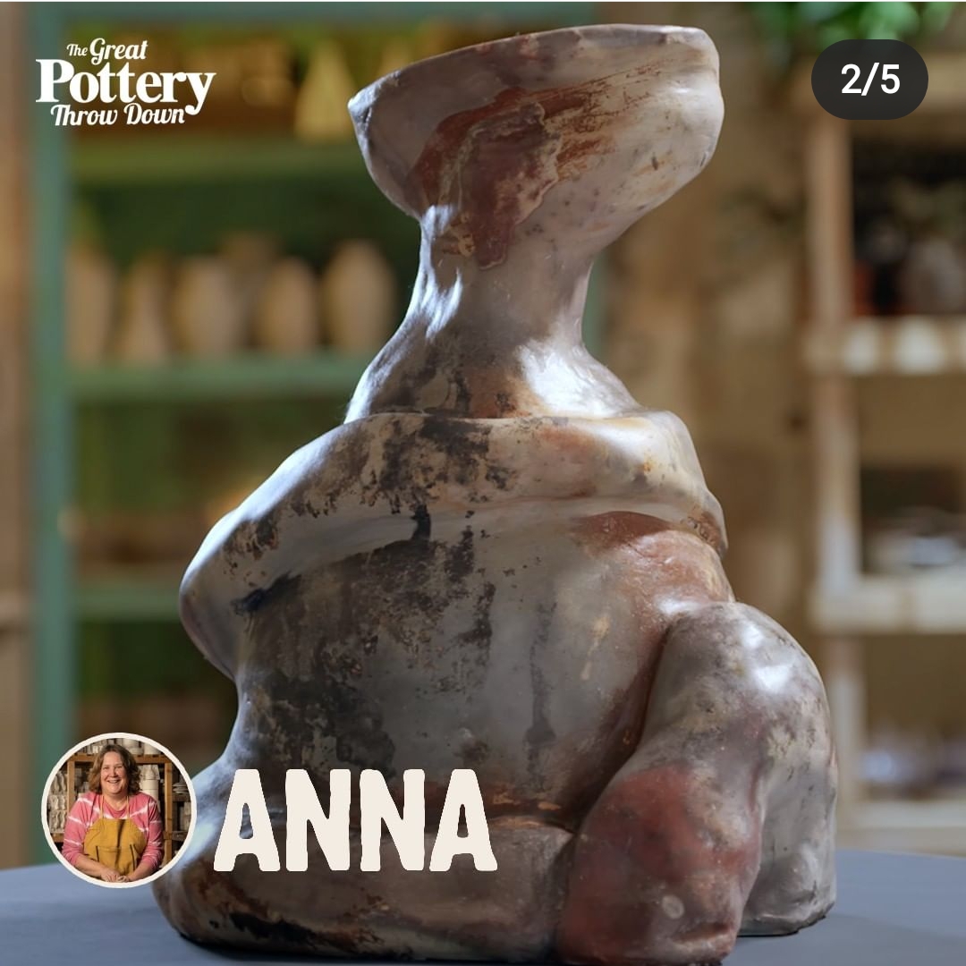 The great pottery throwdown - Self portrait - Anna